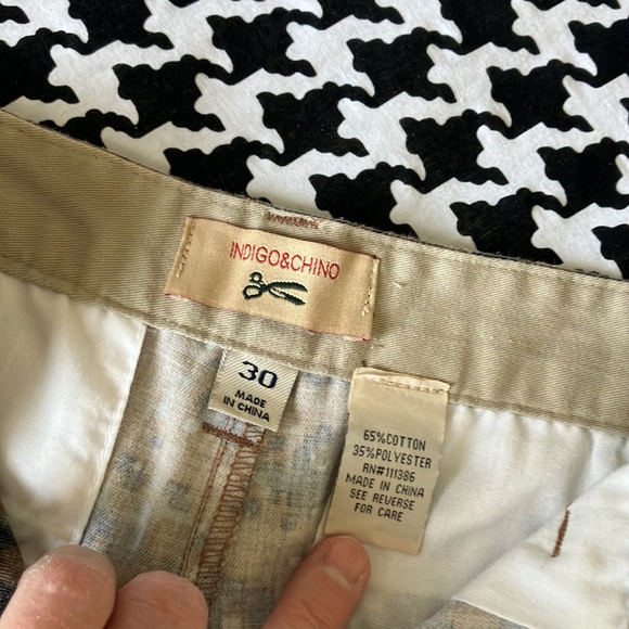 J Crew Indigo Chino Shorts - Picture 2 of 3